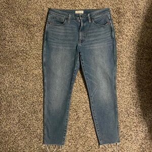 Madewell Curvy high rise skinny jeans -size 31P
